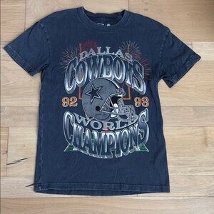 NFL Grayish Navy Abercrombie & Fitch Dallas Cowboys T-Shirt